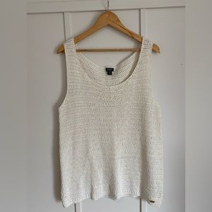 Casual mid chunky Roots knit tank